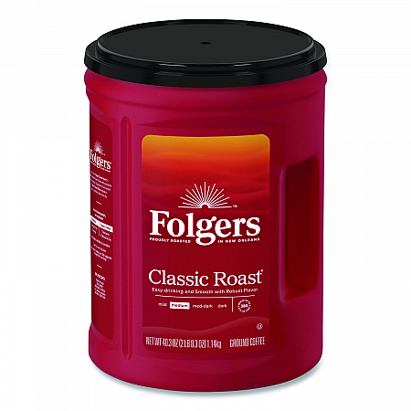 Classic Roast Ground Coffee, Classic Roast, 40.3 oz Canister (30419EA)