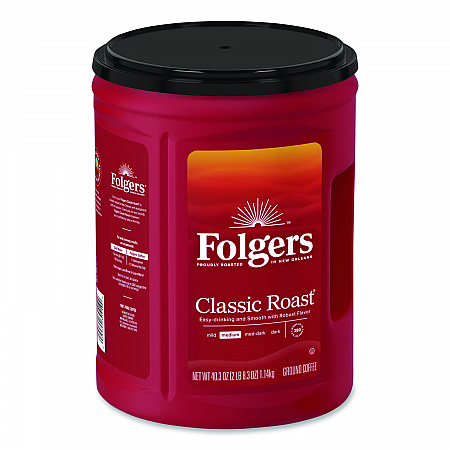 Classic Roast Ground Coffee, Classic Roast, 40.3 oz Canister (30419EA)