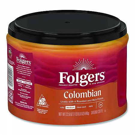 100% Columbian Coffee, 22.6 oz Canister (30445)