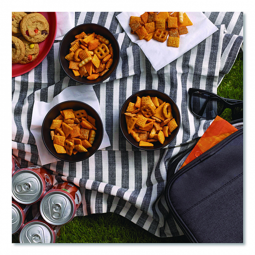 Snack Mix Savory Traditional, 4.5 oz Bag, 8/Box (SN21494)