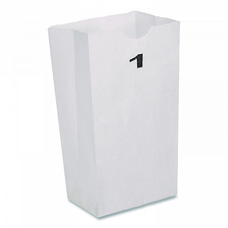 Grocery Paper Bags, 1# Size, 30# Basis Weight, 3.5