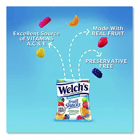 Fruit Snacks, Mixed Fruit, 5 oz Pouch, 12/Carton (PIM05098)