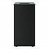 Square Metal Decorative Can, Steel, 24 gal, Black (MTCSQ240)