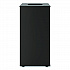 Square Metal Decorative Can, Steel, 24 gal, Black (MTCSQ240)