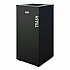 Square Metal Decorative Can, Steel, 24 gal, Black (MTCSQ240)