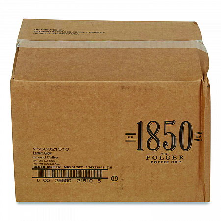 Lantern Glow Coffee Fraction Packs, 2.5 oz Pack, 24 Packs/Carton (21510)