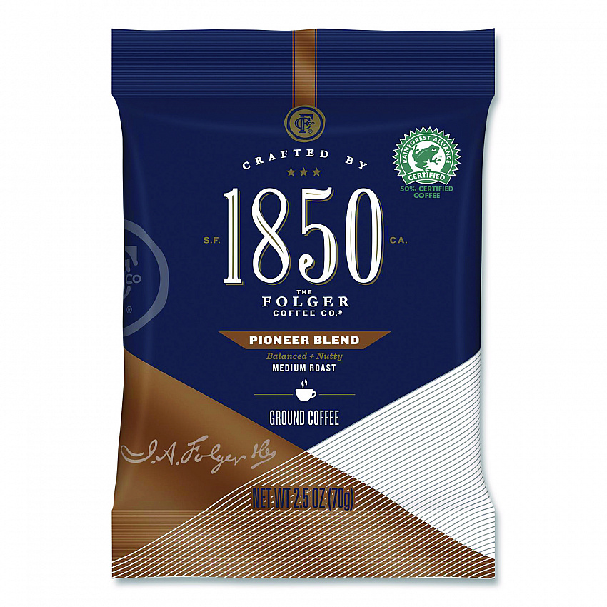 Pioneer Blend Coffee Fraction Packs, 2.5 oz Pack, 24 Packs/Carton (21511)