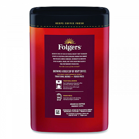 Trailblazer Roast Ground Coffee, 12 oz Canister (62881EA)