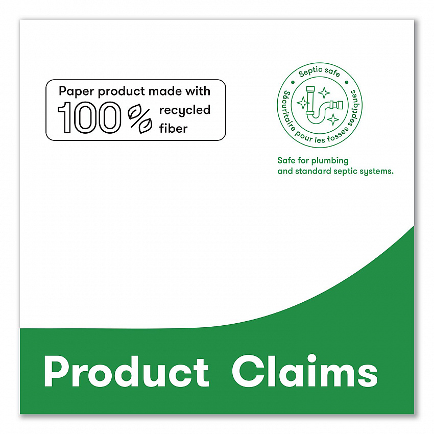 Select Standard Bath Tissue, Septic Safe, 2-Ply, White, 4 x 3.19, 500 Sheets/Roll, 96 Rolls/Carton (B040)