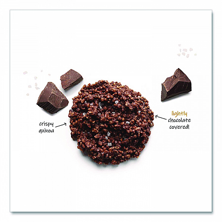 Dark Chocolate and Sea Salt Mini Quinoa Crisps, 0.25 oz Bag, 125/Carton (30700382)