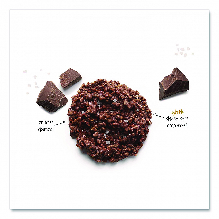 Dark Chocolate and Sea Salt Mini Quinoa Crisps, 0.25 oz Bag, 125/Carton (30700382)