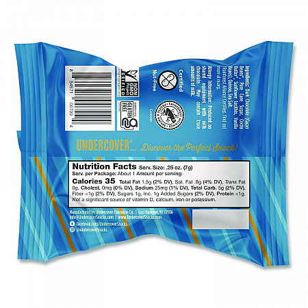 Dark Chocolate and Sea Salt Mini Quinoa Crisps, 0.25 oz Bag, 125/Carton (30700382)