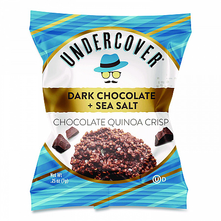 Dark Chocolate and Sea Salt Mini Quinoa Crisps, 0.25 oz Bag, 125/Carton (30700382)