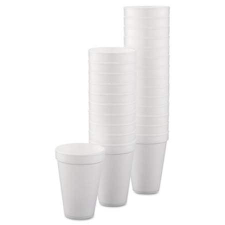 Dart Conex Hot/Cold Foam Drinking Cups, 10oz, White, 40/Bag, 25 Bags/Carton (10FJ8)