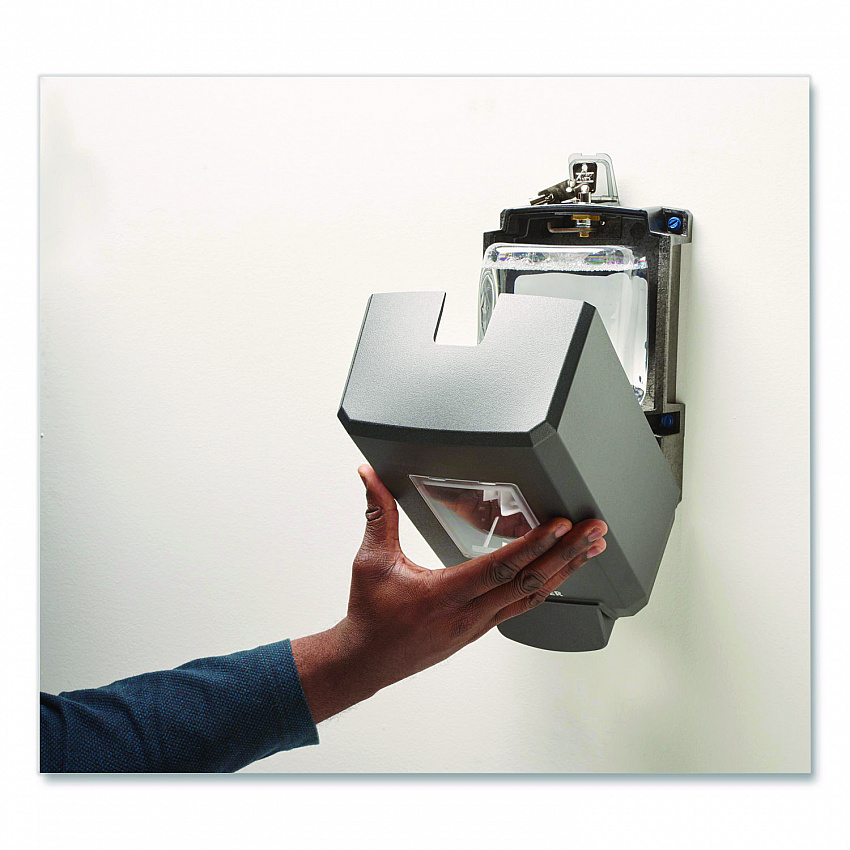 CS4 All-Weather Hand Sanitizer Dispensing System, 1,200 mL, 6.87 x 4.85 x 11.74, Graphite (552401)