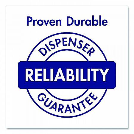 Bag-In-Box Liquid Soap Dispenser, 800 mL, 5.75 x 5.5 x 5.13, White, 12/Carton (903412)