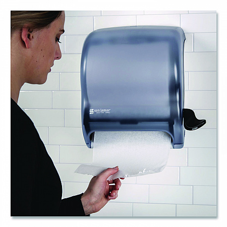 Classic Element Lever Roll Towel Dispenser, 12.5 x 8.5 x 12.75, Blue (T950TBL)