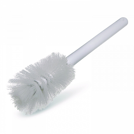 Sparta Handle Bottle Brush for Pint Bottles, White Polyester Bristles, 4.5