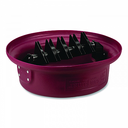 KatchAll Flatware Retriever, 44 gal Capacity, 24.63 dia x 8.13h, Burgundy (KA4400)