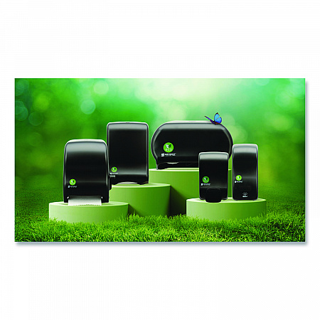 Ecological Green Tissue Dispenser, 16.75 x 5.25 x 12.25, Black (R2000REBK)