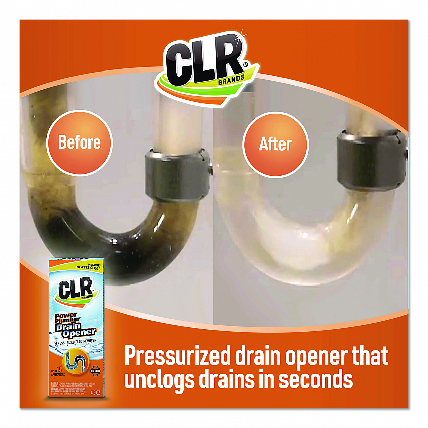 Power Plumber Drain Opener, 4.5 oz Aerosol Spray, 6/Carton (PP6)