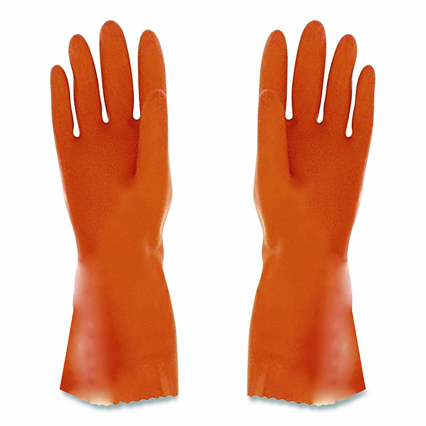 Alphatech 87-208 Heavyweight Gloves, Large, Orange, 144 Pairs/Carton (2089CT)