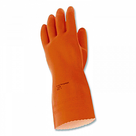 Alphatech 87-208 Heavyweight Gloves, Large, Orange, 144 Pairs/Carton (2089CT)