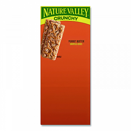 Granola Bars, Crunchy Peanut Butter, 1.5 oz Pouch, 28/Box (GEM2384)