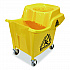 MaxiRough Institutional Mop Bucket and Wringer, 32 to 35 qt, Yellow (96979)
