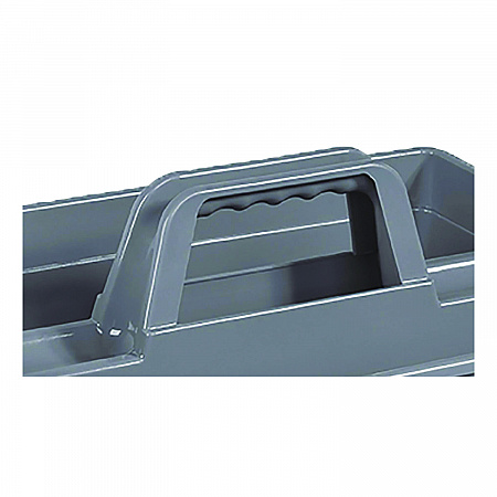 MaxiRough Maid Caddies, Two Compartments, 12 x 7, Gray (96981)