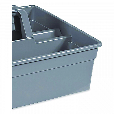 MaxiRough Maid Caddies, Two Compartments, 12 x 7, Gray (96981)