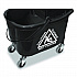 Premier Downpress Mop Bucket and Wringer, 32 to 35 qt, Black (96998)