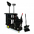 Premier Downpress Mop Bucket and Wringer, 32 to 35 qt, Black (96998)
