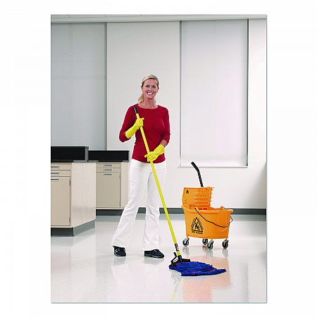 MaxiPlus Microfiber Loop-End Mop, Microfiber, 24 oz, Blue (97207)