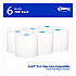Hard Roll Paper Towels with Premium Absorbency Pockets with Colored Core, Gray Core, 1-Ply, 7.5