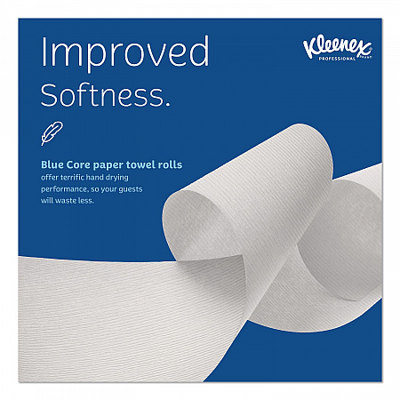 Hard Roll Paper Towels with Premium Absorbency Pockets with Colored Core, Gray Core, 1-Ply, 7.5