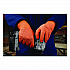 Ultra Industrial Flock-Lined Nitrile Disposable Gloves, Medium, 8 mil Thick, 9.06