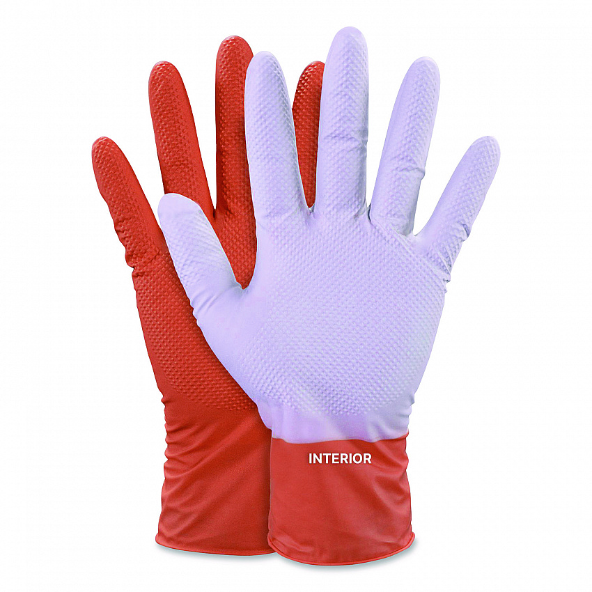 Ultra Industrial Flock-Lined Nitrile Disposable Gloves, Medium, 8 mil Thick, 9.06" Long, Orange, 50/Box, 10 Boxes/Carton (GWUOFN44050)