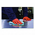 Ultra Industrial Flock-Lined Nitrile Disposable Gloves, Large, 8 mil Thick, 9.06