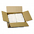 EarthChoice Bagasse Hinged Lid Container, 7.8 x 7.8 x 2.8, White, 150/Carton (YMCH0803BB)