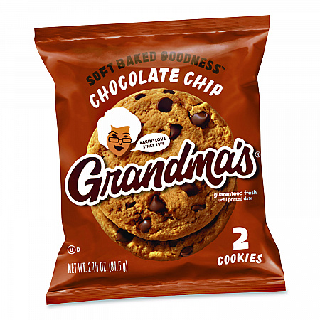 Cookies - Single Serve, Chocolate Chip, 2.5 oz Packet, 60/Carton (FRI45092)