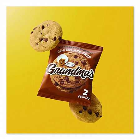 Cookies - Single Serve, Chocolate Chip, 2.5 oz Packet, 60/Carton (FRI45092)