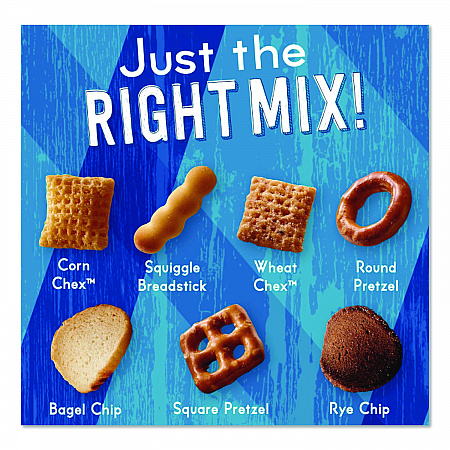 Snack Mix Savory Traditional, 4.5 oz Bag, 8/Box (SN21494)