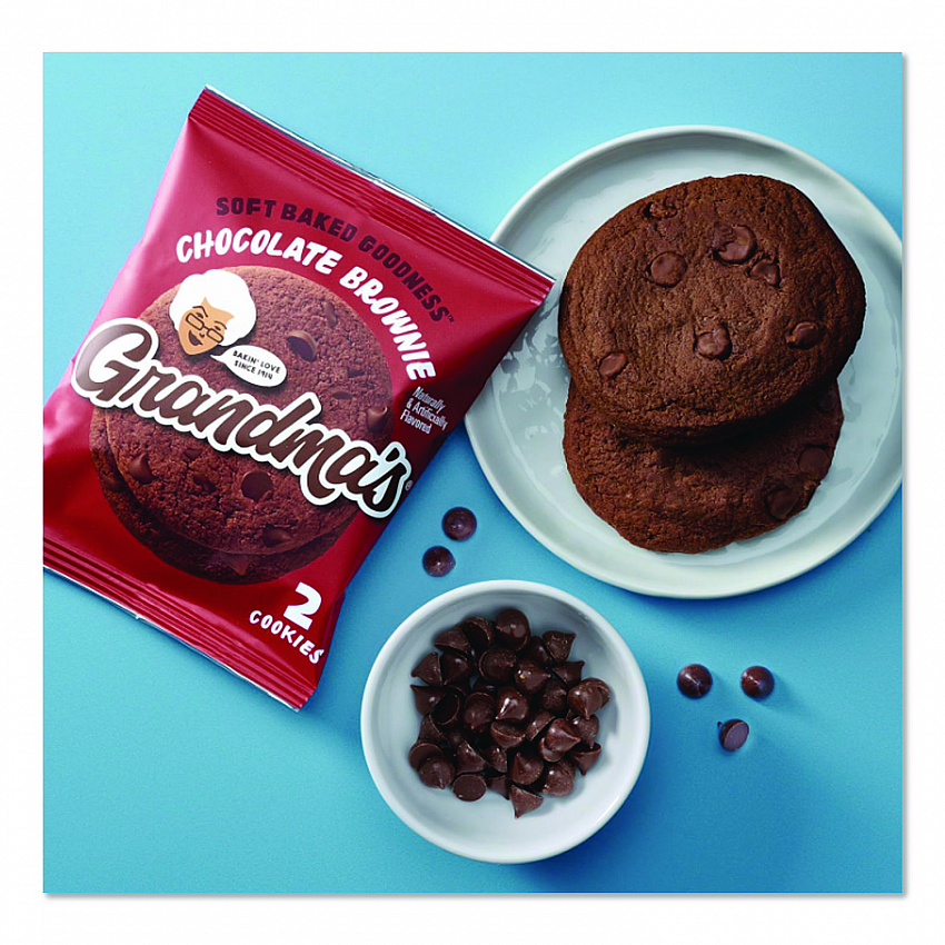 Cookies - Single Serve, Chocolate Brownie, 2.5 oz Packet, 60/Carton (FRI10310)