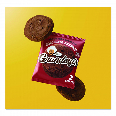Cookies - Single Serve, Chocolate Brownie, 2.5 oz Packet, 60/Carton (FRI10310)