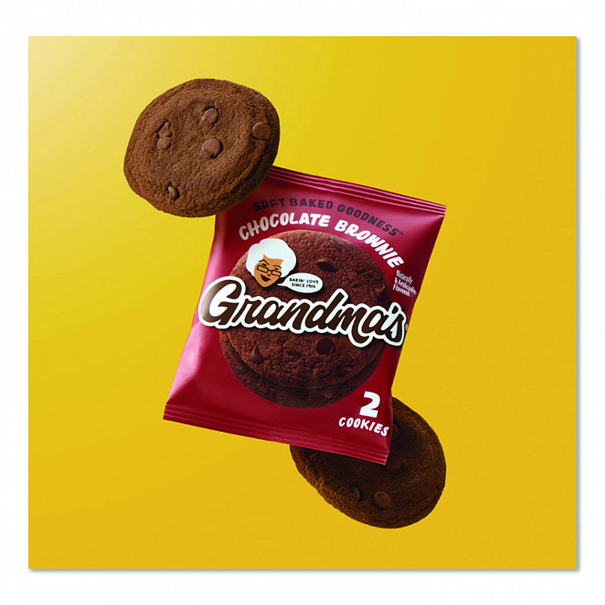 Cookies - Single Serve, Chocolate Brownie, 2.5 oz Packet, 60/Carton (FRI10310)