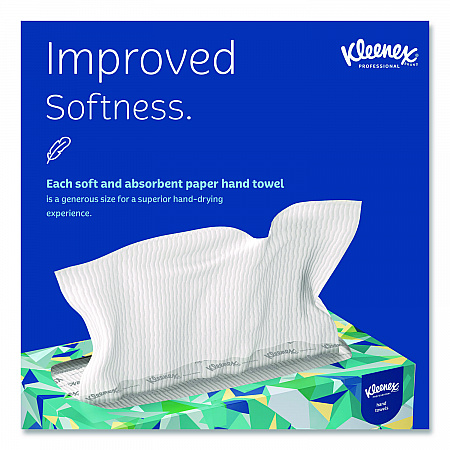 Hand Towels, POP-UP Box, Cloth, 1-Ply, 9 x 10.5, Unscented, White, 120/Box, 18 Boxes/Carton (01701CT)