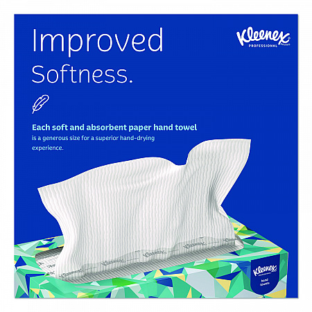 Hand Towels, POP-UP Box, Cloth, 1-Ply, 9 x 10.5, Unscented, White, 120/Box (01701)