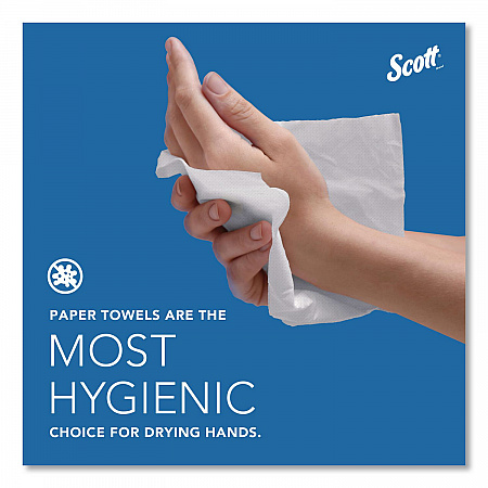 Essential C-Fold Towels for Business, Absorbency Pockets, 1-Ply, 10.13 x 13.15, White, 200/Pack, 12 Packs/Carton (01510)