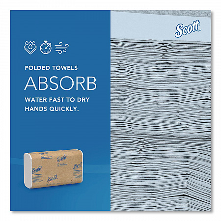 Essential C-Fold Towels for Business, Absorbency Pockets, 1-Ply, 10.13 x 13.15, White, 200/Pack, 12 Packs/Carton (01510)